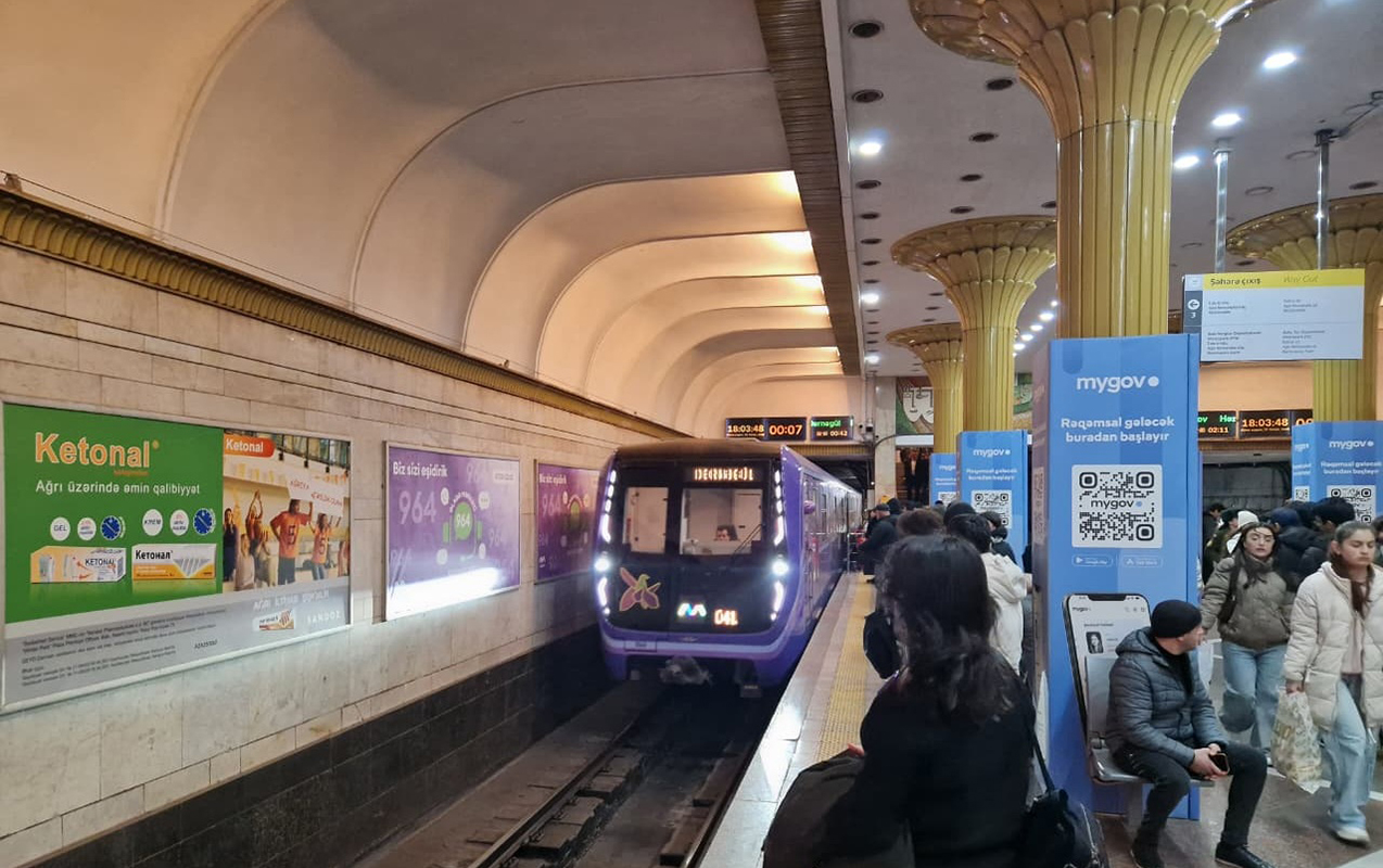 Bakı metrosunda qatarların hərəkət qrafiki dəyişdiriləcək
